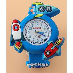 Babyhug Boys Free Size Analog Watch - Light Blue