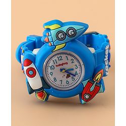 Babyhug Boys Free Size Analog Watch - Light Blue