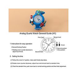 Babyhug Boys Free Size Analog Watch - Light Blue