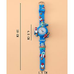 Babyhug Boys Free Size Analog Watch - Light Blue