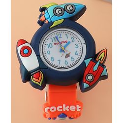 Babyhug Boys Free Size Analog Watch - Light Blue