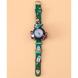 Babyhug Boys Free Size Analog Watch - Light Blue