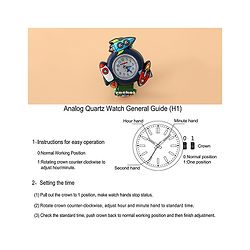 Babyhug Boys Free Size Analog Watch - Light Blue