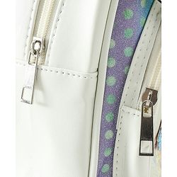 Babyhug Fashion Backpacks With Bow & Floral Applique -Blue