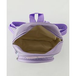 Babyhug Fashion Backpacks With Labubu Doll Applique - Beige