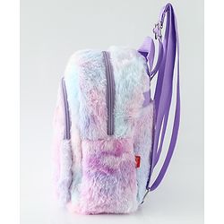 Babyhug Free Size Fashion Backpacks with Hearts - Pink