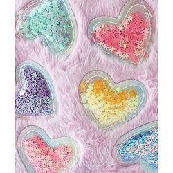 Babyhug Free Size Fashion Backpacks with Hearts - Pink