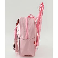 Babyhug Fashion Backpacks With Rainbow Applique - Pink