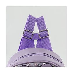 Babyhug Fashion Backpacks With Rainbow Applique - Pink