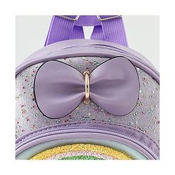 Babyhug Fashion Backpacks With Rainbow Applique - Pink