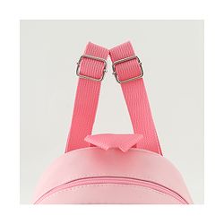 Babyhug Free Size Fashion Sequined Backpack with Bow, Carrot and Rabbit applique - Blue