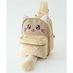 Babyhug Free Size Fashion Backpacks Kitty design - Pink