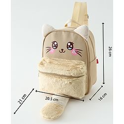 Babyhug Free Size Fashion Backpacks Kitty design - Pink
