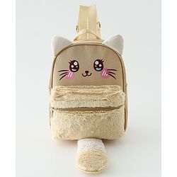 Babyhug Free Size Fashion Backpacks Kitty design - Pink