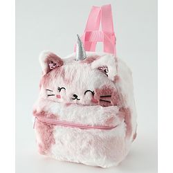 Babyhug Free Size Fashion Backpacks Kitty design - Multicolor