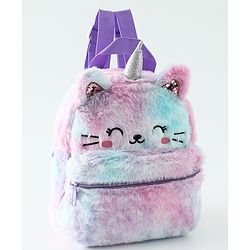 Babyhug Free Size Fashion Backpacks Kitty design - Multicolor