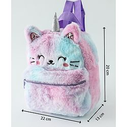 Babyhug Free Size Fashion Backpacks Kitty design - Multicolor