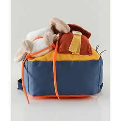 Babyhug Fashion Backpacks With Rabbit Applique - Yellow