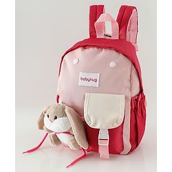Babyhug Fashion Backpacks With Rabbit Applique - Yellow
