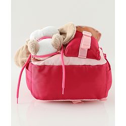 Babyhug Fashion Backpacks With Rabbit Applique - Yellow