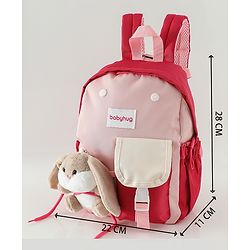 Babyhug Fashion Backpacks With Rabbit Applique - Yellow