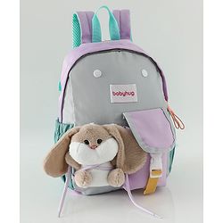 Babyhug Fashion Backpacks With Rabbit Applique - Yellow