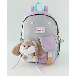 Babyhug Fashion Backpacks With Rabbit Applique - Yellow