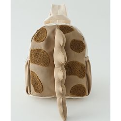 Babyhug Free Size Applique Dragon tailed Backpacks - Brown