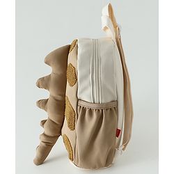 Babyhug Free Size Applique Dragon tailed Backpacks - Brown