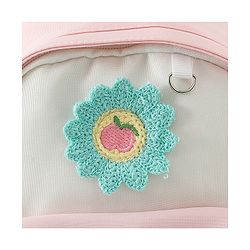 Babyhug Fashion Backpacks With Floral Applique - Pink