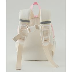 Babyhug Fashion Backpacks With Floral Applique - Pink