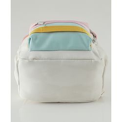 Babyhug Fashion Backpacks With Floral Applique - Pink