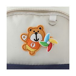 Babyhug Fashion Backpacks With Floral Applique - Pink