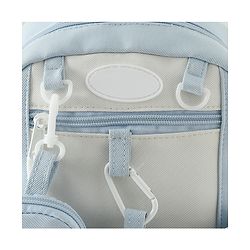Babyhug Free Size Fashion Backpacks with small pouch - Blue