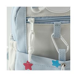 Babyhug Free Size Fashion Backpacks with small pouch - Blue