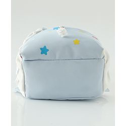 Babyhug Free Size Fashion Backpacks with small pouch - Blue