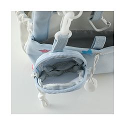 Babyhug Free Size Fashion Backpacks with small pouch - Blue