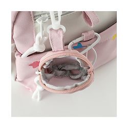 Babyhug Free Size Fashion Backpacks with small pouch - Blue