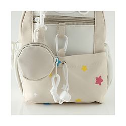 Babyhug Free Size Fashion Backpacks with small pouch - Blue
