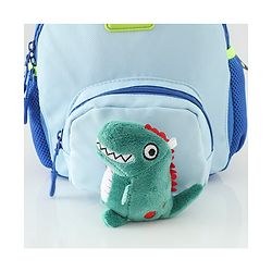 Babyhug Free Size Fashion Backpacks with Dragon Applique - Blue
