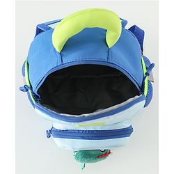 Babyhug Free Size Fashion Backpacks with Dragon Applique - Blue