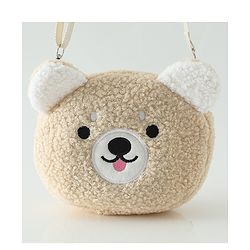 Babyhug Free Size Brown Beary Sling Bag Unisex - Brown