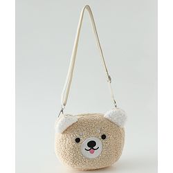 Babyhug Free Size Brown Beary Sling Bag Unisex - Brown