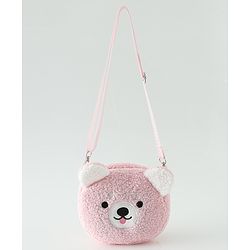 Babyhug Free Size Brown Beary Sling Bag Unisex - Brown