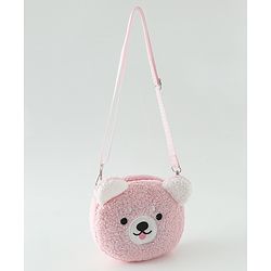 Babyhug Free Size Brown Beary Sling Bag Unisex - Brown