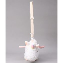 Babyhug Free Size Stylish Sling Bag for Girls with Adjustable Shoulder Strap in Unicorn Shape - Pink