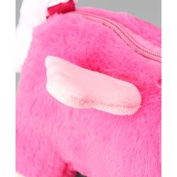 Babyhug Free Size Stylish Sling Bag for Girls with Adjustable Shoulder Strap in Unicorn Shape - Pink