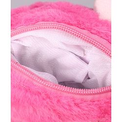 Babyhug Free Size Stylish Sling Bag for Girls with Adjustable Shoulder Strap in Unicorn Shape - Pink