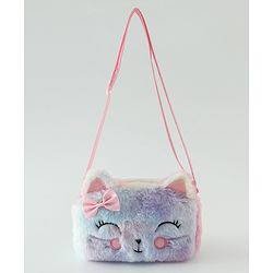 Babyhug Free Size Pink Kitten Sling Bag - Multicolor