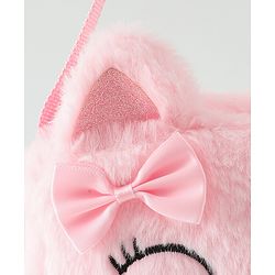 Babyhug Free Size Pink Kitten Sling Bag - Multicolor